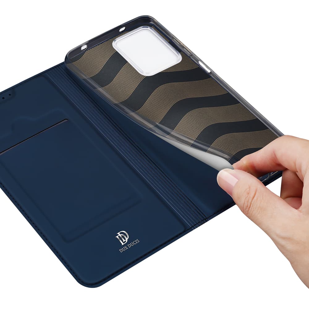Dux Ducis Skin Pro etui za Xiaomi Redmi Note 12, moder, z denarnico 8