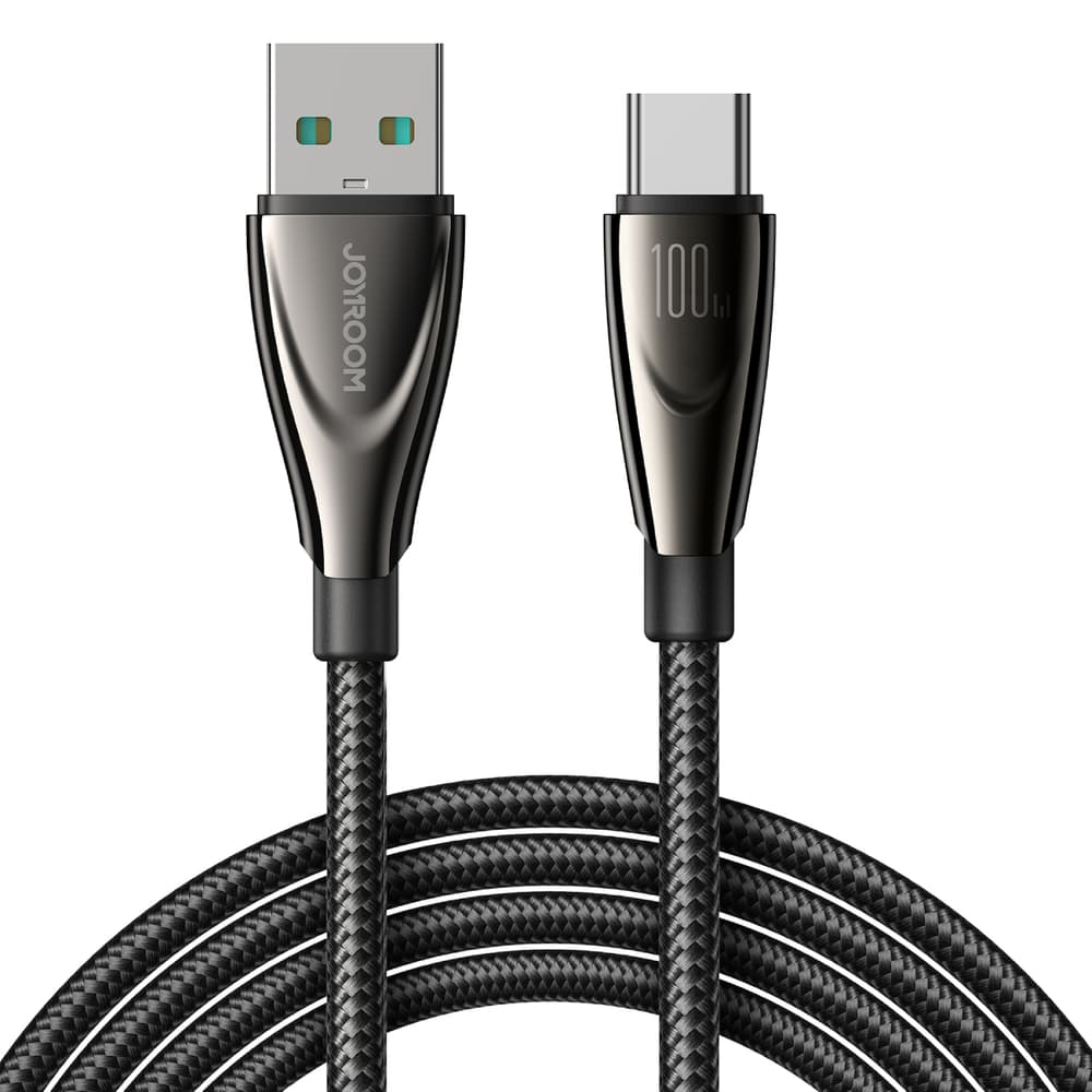 Joyroom Pioneer USB-A / USB-C 100W 1.2m kabel - črn