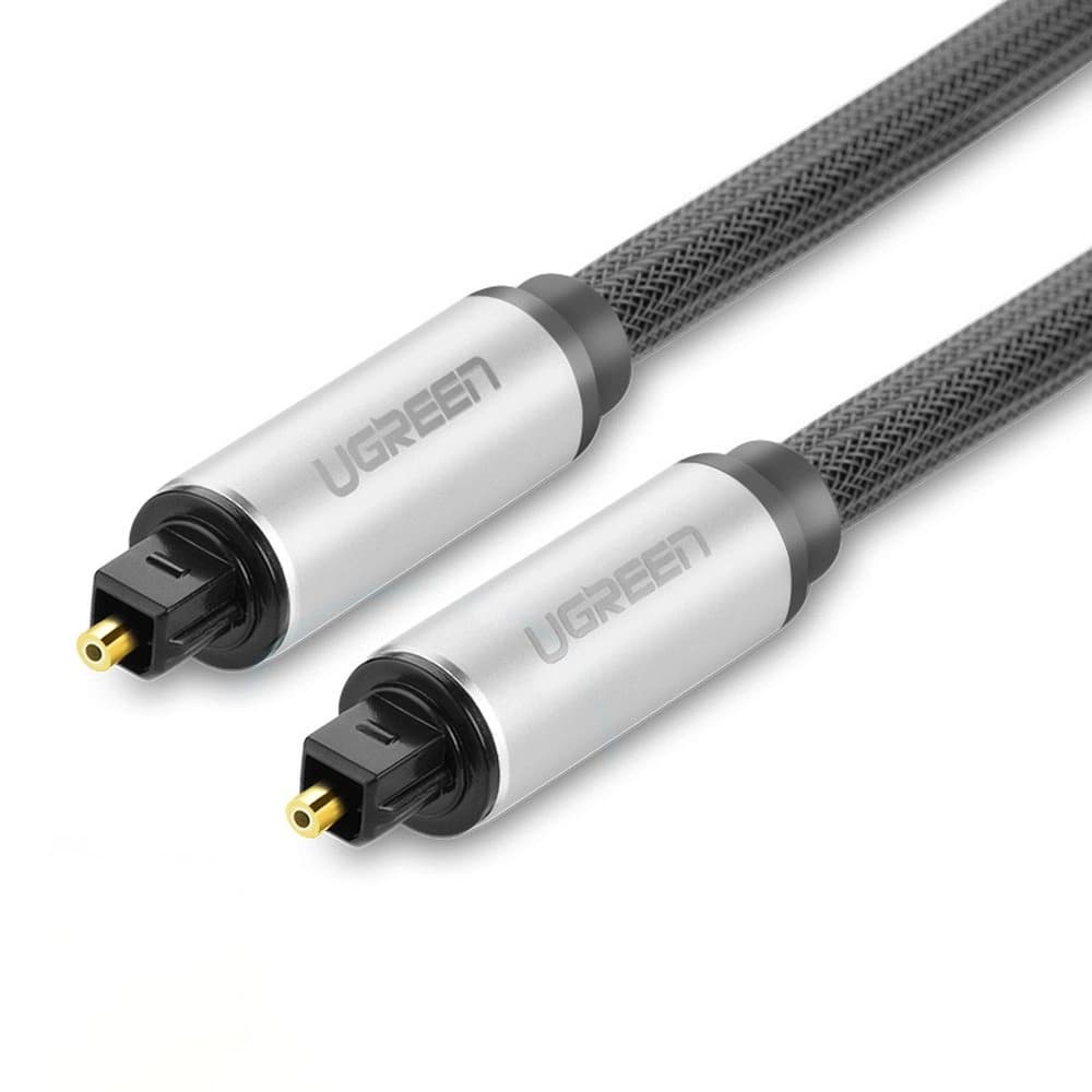 Ugreen AV108 Toslink/SPDIF optični avdio kabel, 2m, siv