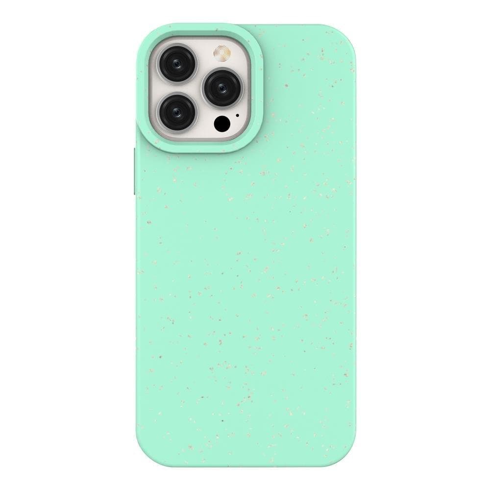 Hurtel Eco Case etui za iPhone 14 Plus, razgradljivo silikonsko ovitje, mentolno zeleno