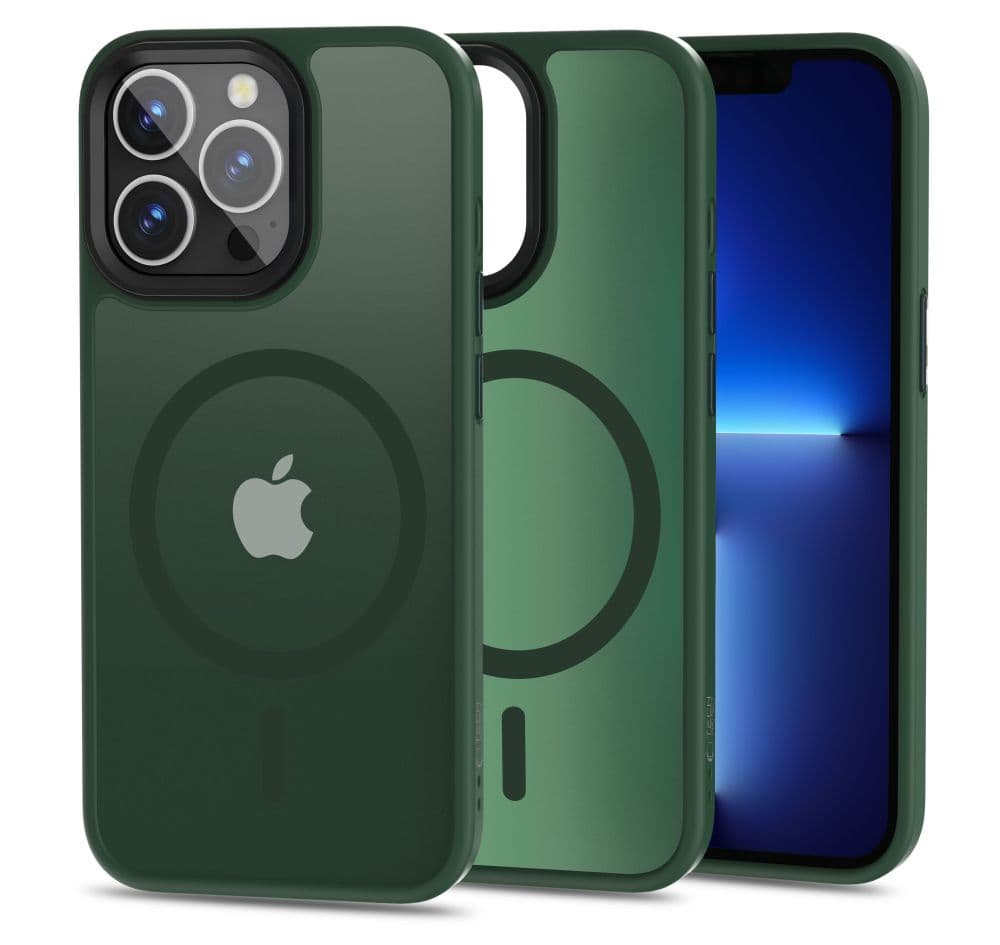 Tech-Protect MagMat MagSafe ovitek za iPhone 13 Pro - mat zelena