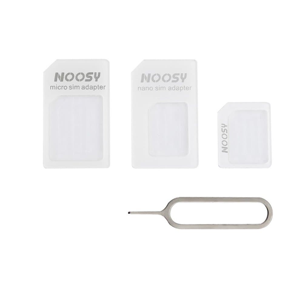 Noosa adapter set za SIM kartico + ključek – bel 2