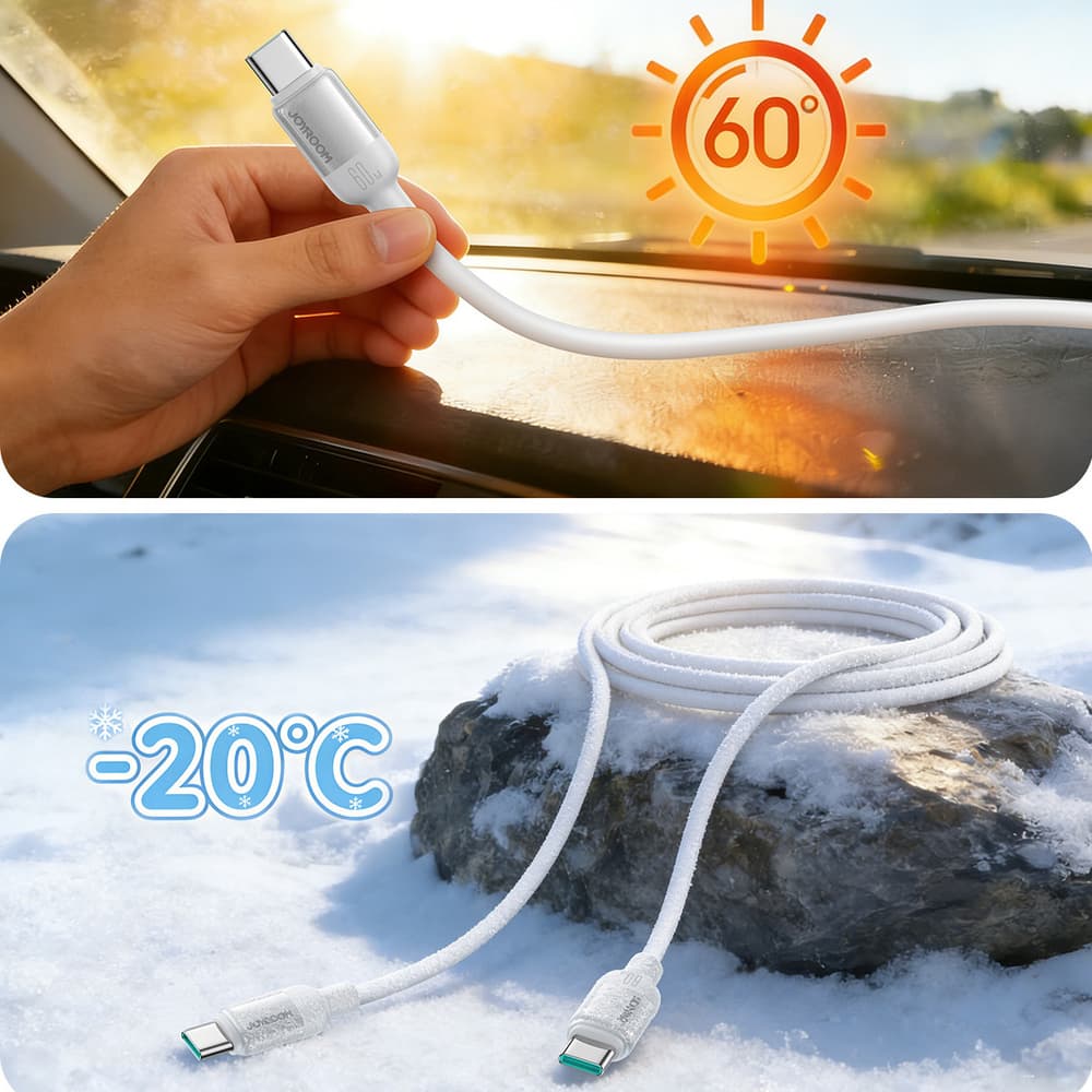 Joyroom S-A62 Lively 60W USB-C na USB-C kabel 1.2m - bel 7