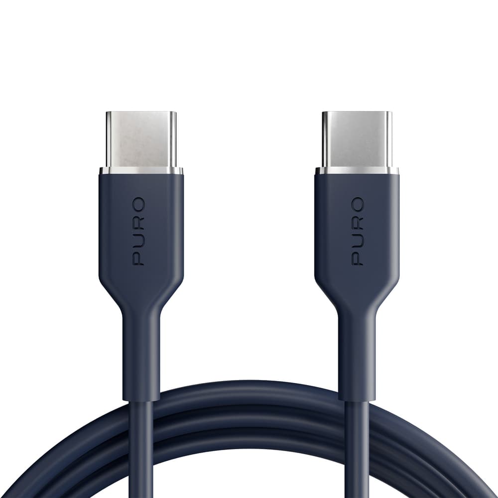 Puro ICON USB-C vtični kabel 1.5m - Temno modra