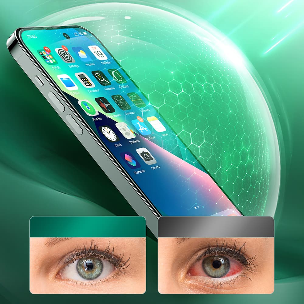 Joyroom Knight zeleno steklo za iPhone 14 Plus (Anti Blue Light) 8