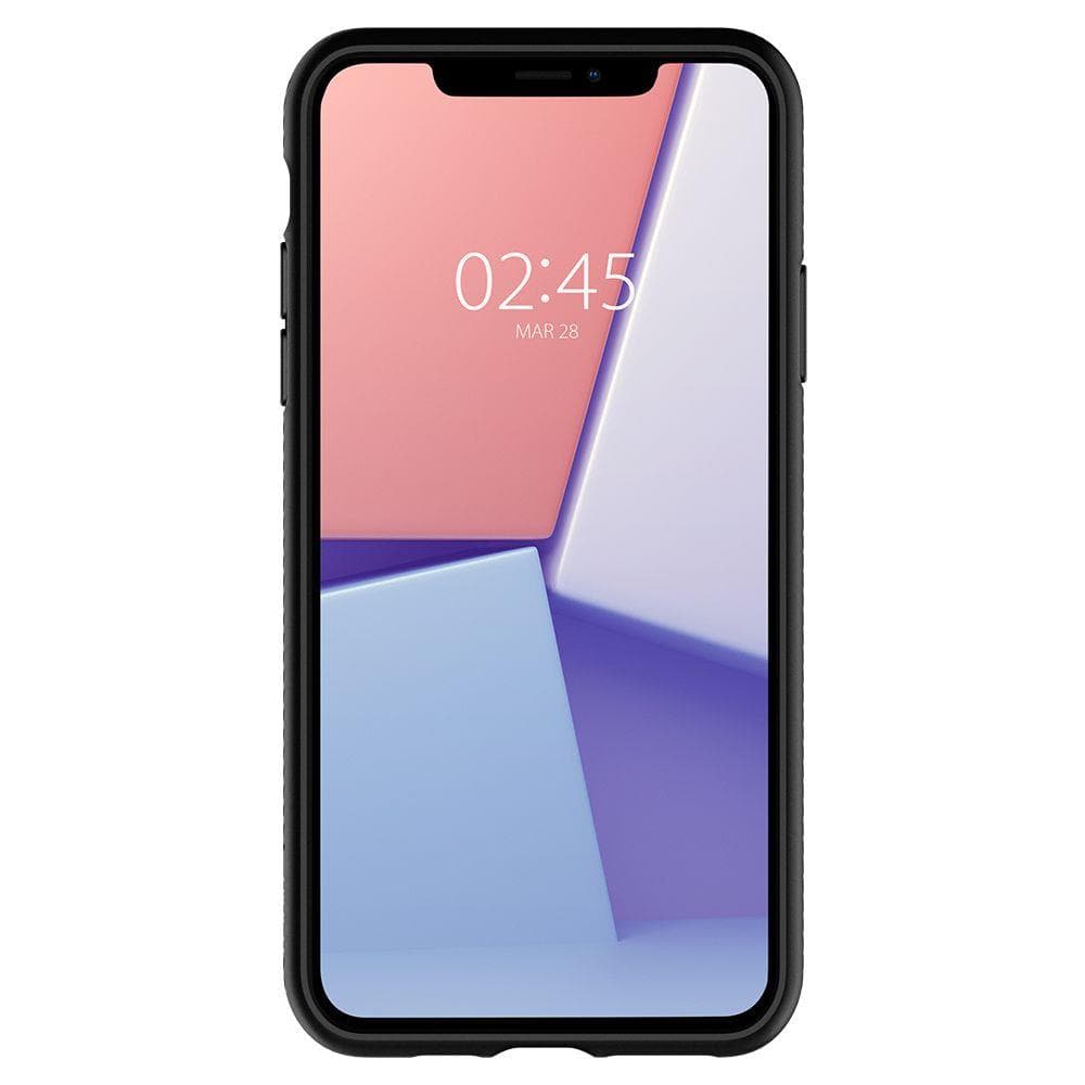 Spigen Liquid Air ovitek za iPhone 11 - mat črn 4