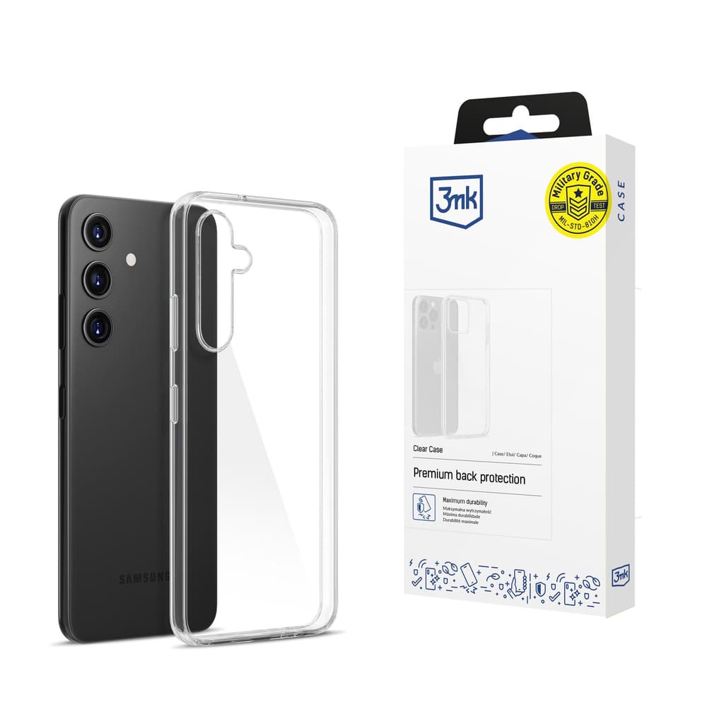 3mk Clear Case za Samsung Galaxy S24 - prozoren