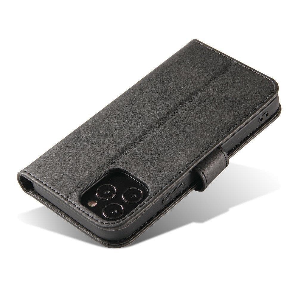 Hurtel Magnet Case ovitek s preklopom za Honor Magic 4 Pro, črn 5