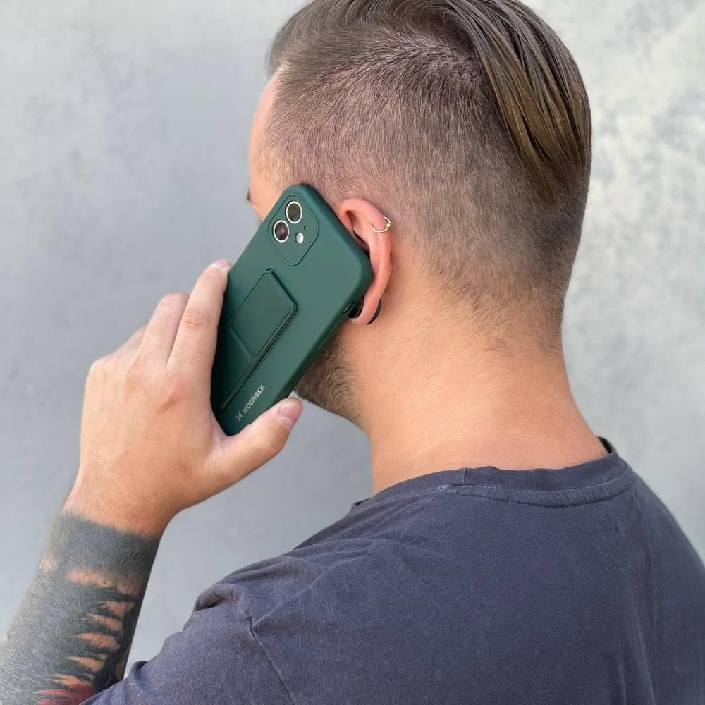 Wozinsky Kickstand ovitek za iPhone 12 Pro - temnomoder 6