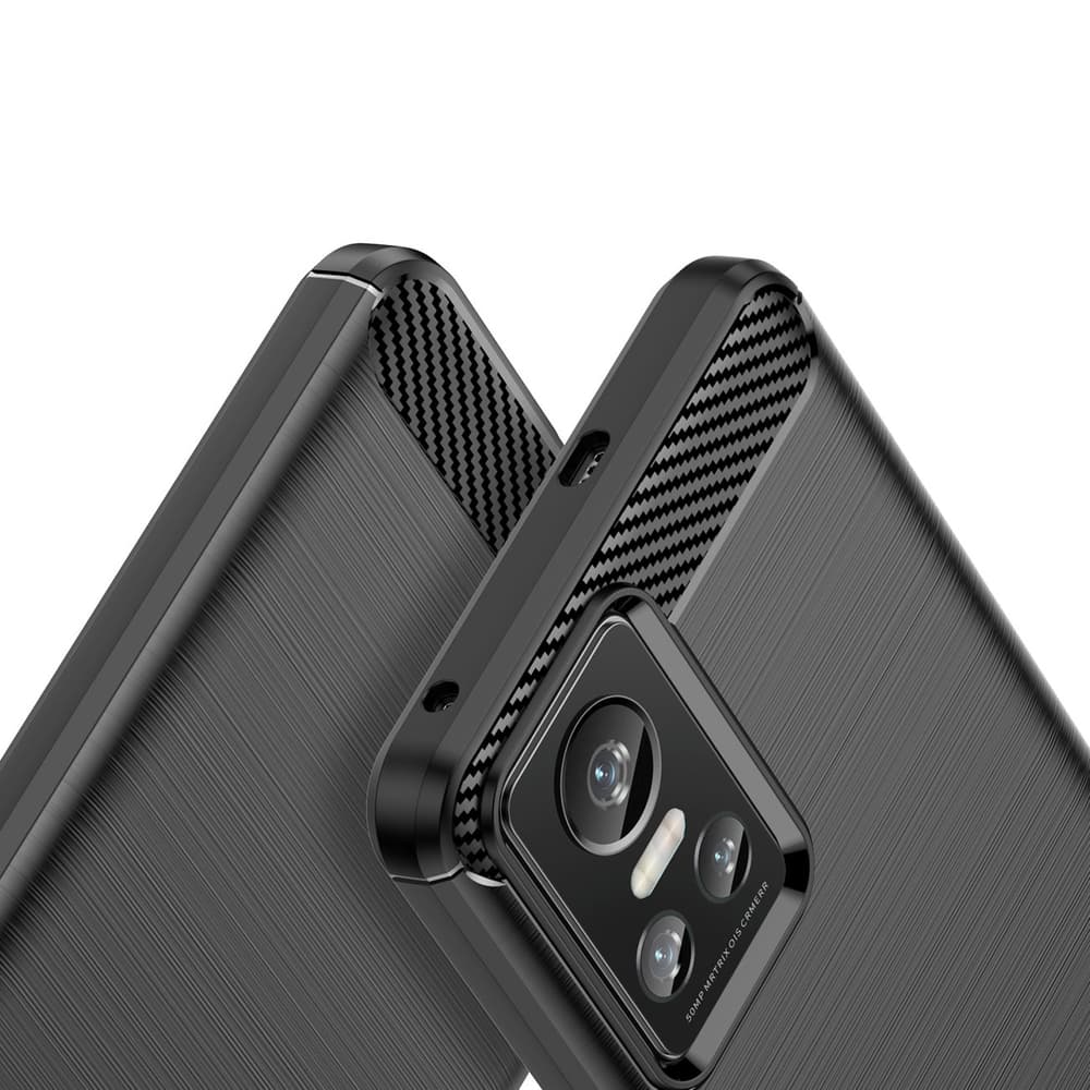 Carbon etui za Realme GT Neo 3 - črni 4