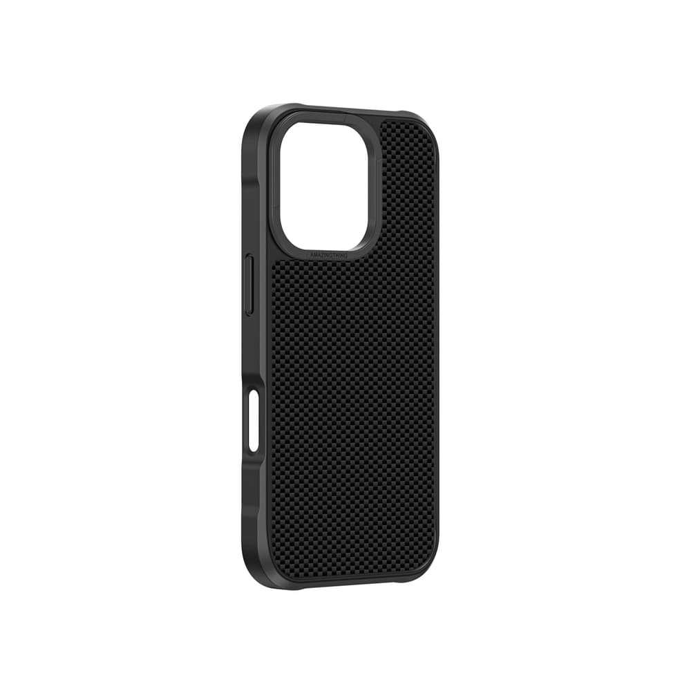 Ovitek AmazingThing Titan Max z Aramidnimi vlakni za iPhone 16 Pro - Črn