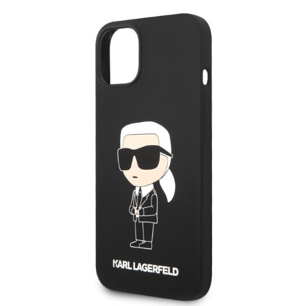 Karl Lagerfeld Silicone Ikonik etui za iPhone 14 Plus - črna 6
