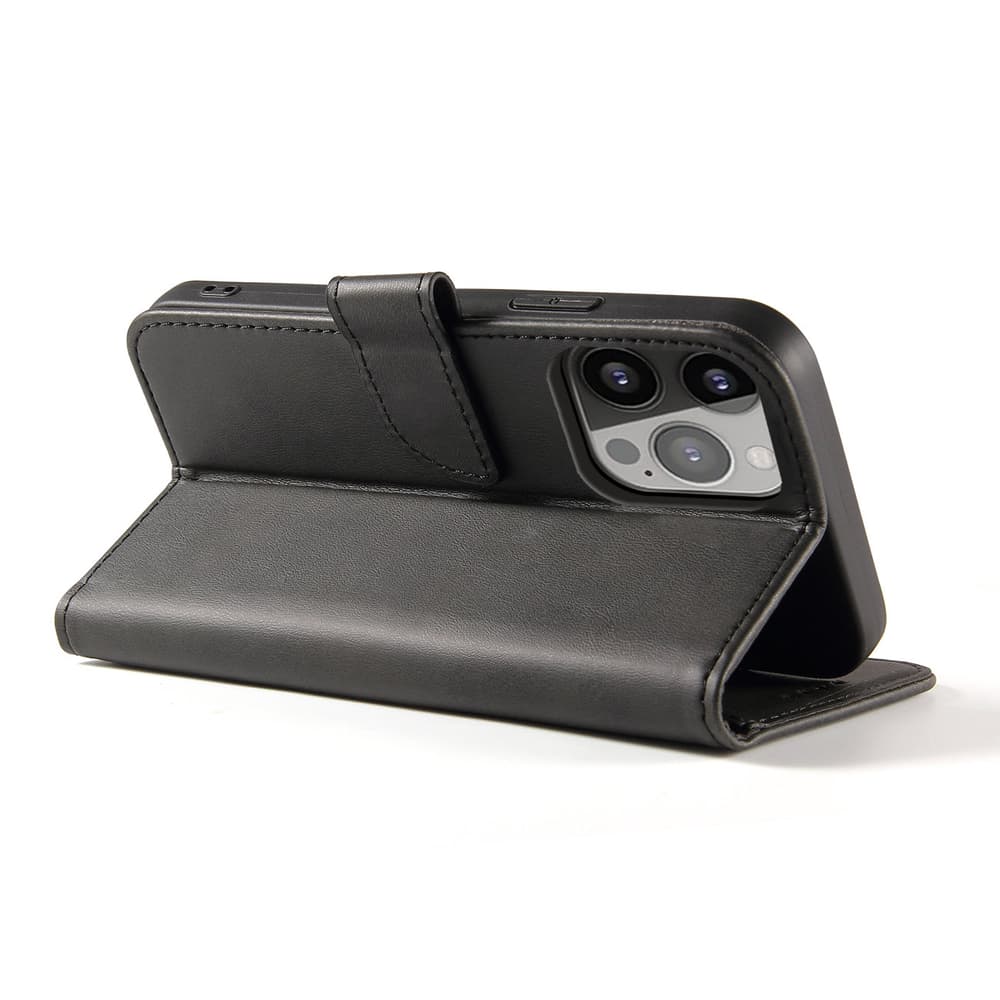 Etui denarnica z oporo za iPhone 15 Pro Magnet Case - črn 3