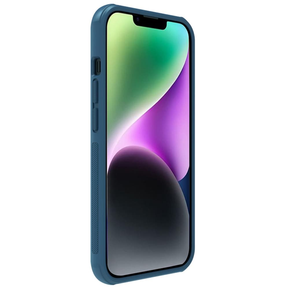 Nillkin Super Frosted Shield Pro MagSafe ovitek za iPhone 14 Plus, moder 4