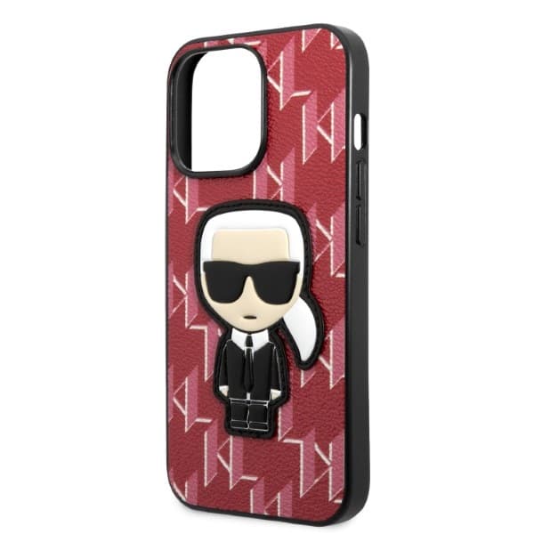 Ovitek Karl Lagerfeld Monogram Ikonik Patch za iPhone 13 Pro/13 (6,1") - rdeč 6