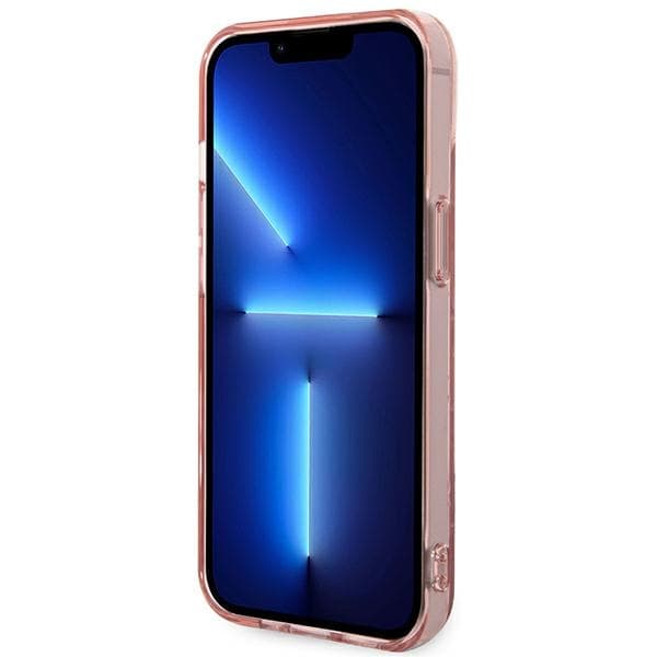 Karl Lagerfeld ovitek za iPhone 14 Plus Mono Vertical Stripe, roza 5