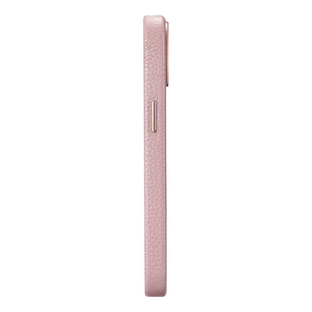 Ovitek iCarer Litchi za iPhone 14 Plus, roza 7