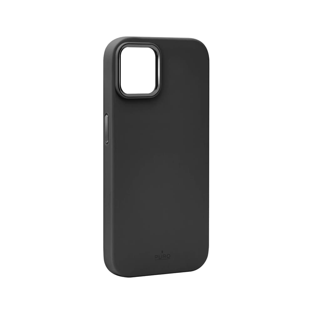 Puro Icon Mag Pro Magsafe silikonski ovitek za iPhone 15 - črn