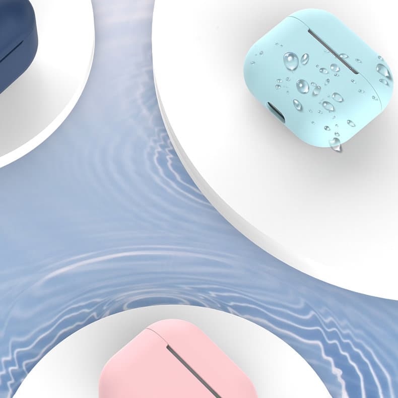 Silikonska maska za AirPods 1/2, bela 7