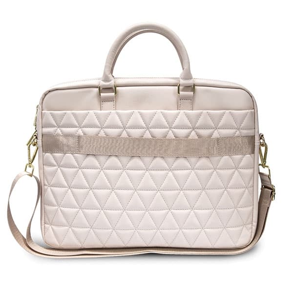 Torba za prenosnik Guess Quilted za 16" - roza 3