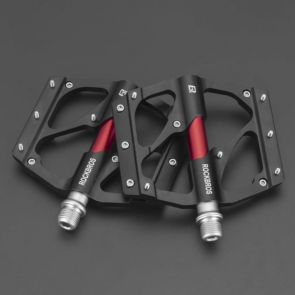 Rockbros 2020-12BBK Aluminijasta pedala za kolo s platformo - črna 3