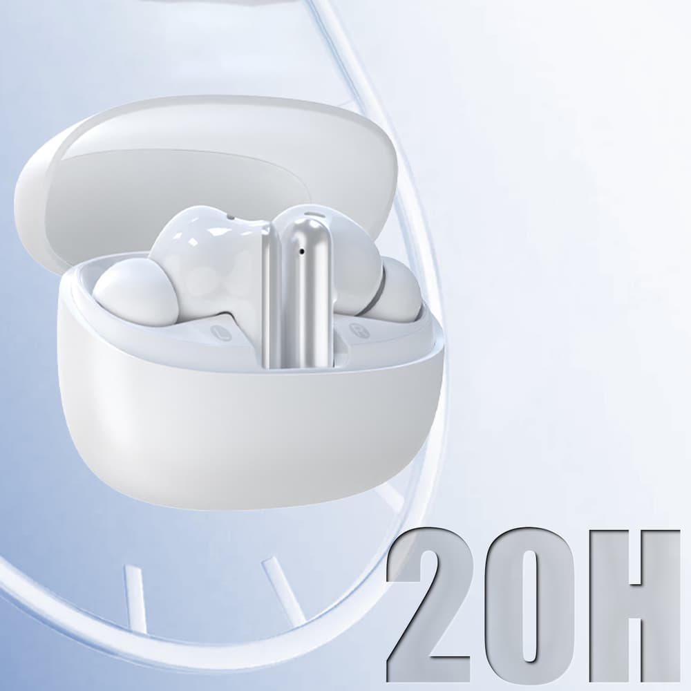 Dudao U21 TWS ANCENC Bluetooth slušalke - bele 3