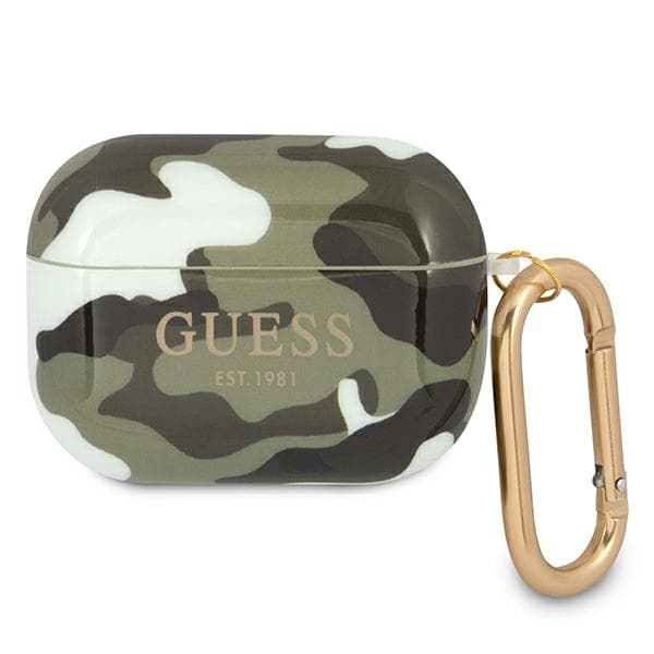 Ovitek za AirPods Pro Guess GUAPUCAMA Camo Collection, zelena/khaki