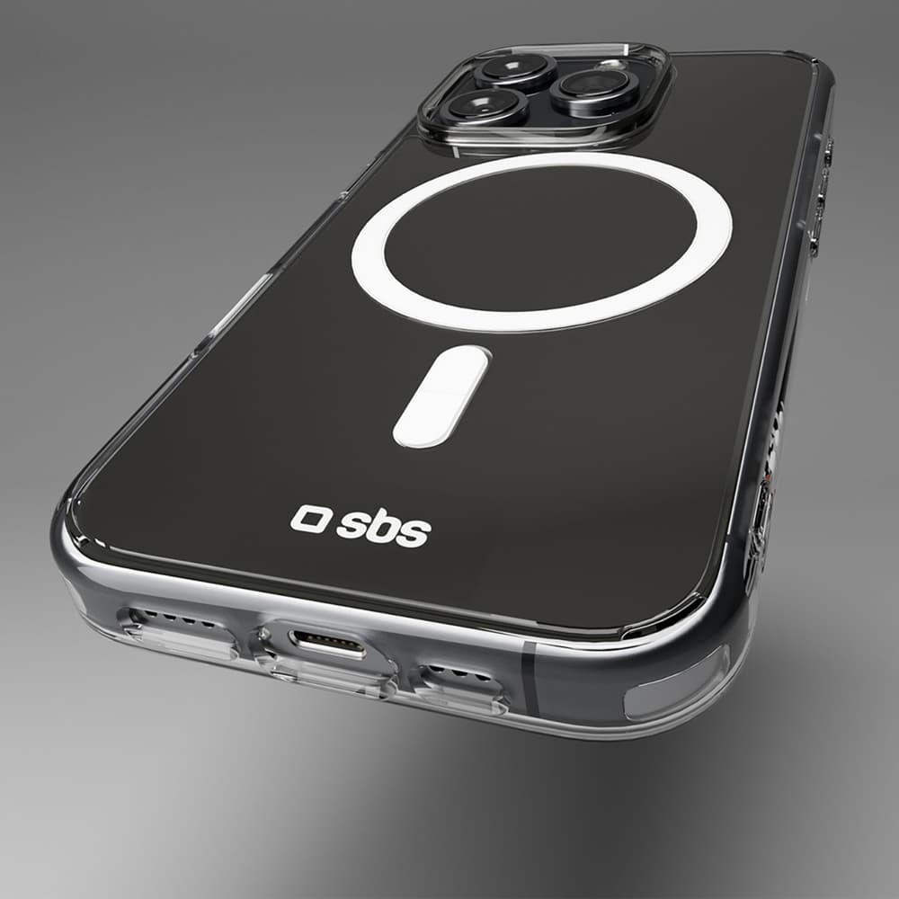 SBS Extreme Mag D3O MagSafe ovitek za iPhone 16 Pro Max - prozoren 6