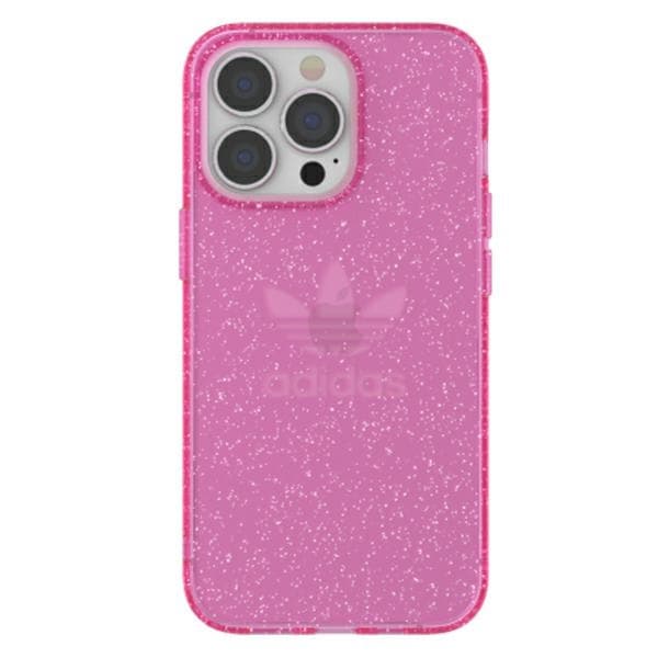 Adidas OR Protective Clear Glitter ovitek za iPhone 13 Pro / 13 (roza) 2