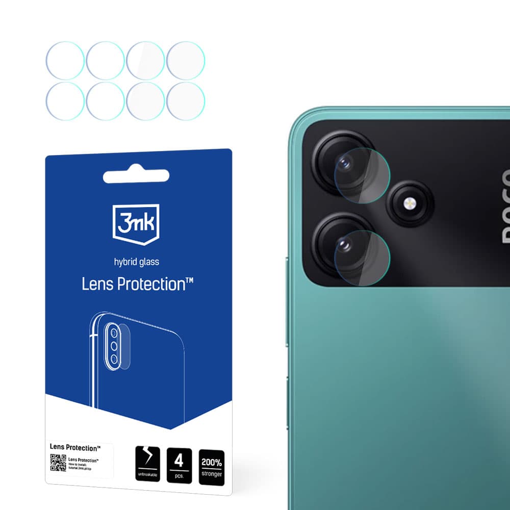 3mk Protection steklo za kamero Lens Protection™ za Poco M6 Pro 5G