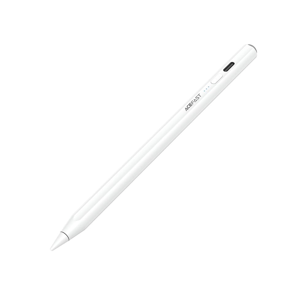 Acefast V2 kapacitivno pisalo za iPad z 2 zamenljivima konicama - belo
