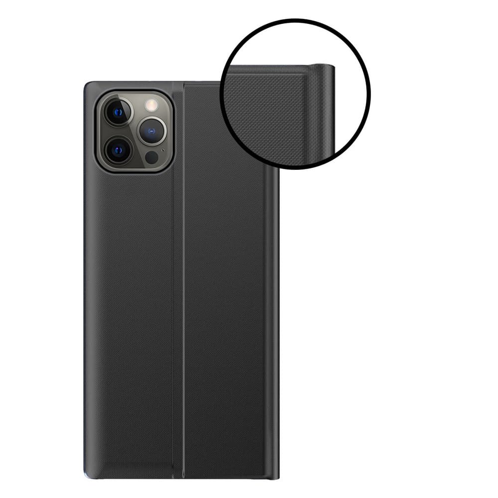 Ovitek Hurtel Sleep Case s pametnim oknom za iPhone 13 Pro, moder 3