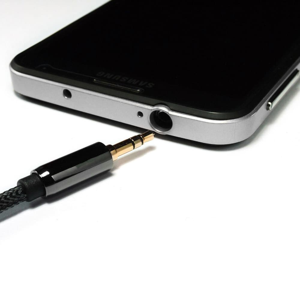 Avdio kabel Wozinsky mini jack 2x AUX, 3m, črn 7