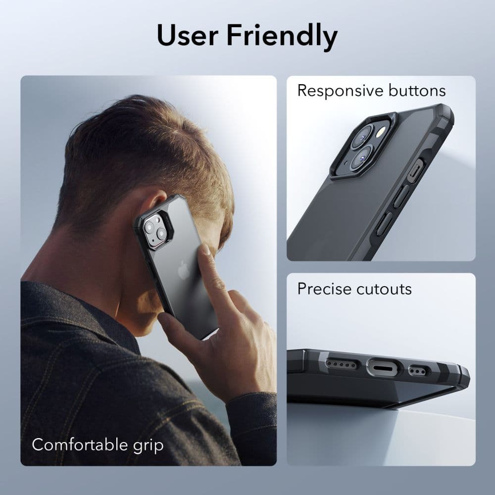 ESR Air Armor ovitek za iPhone 14 Plus - Mat črna 6