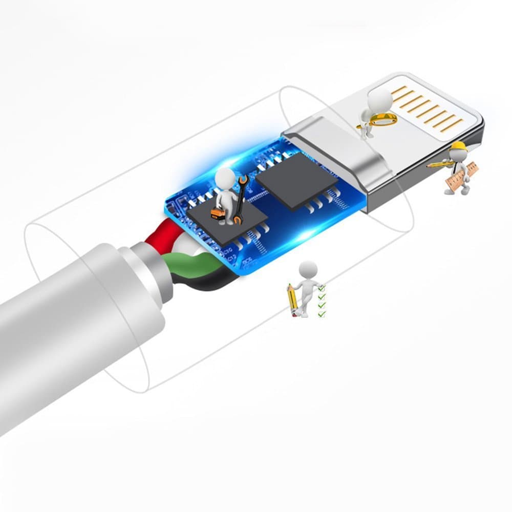 Dudao L1L kabel USB/Lightning, 3A, 1m, bel 5