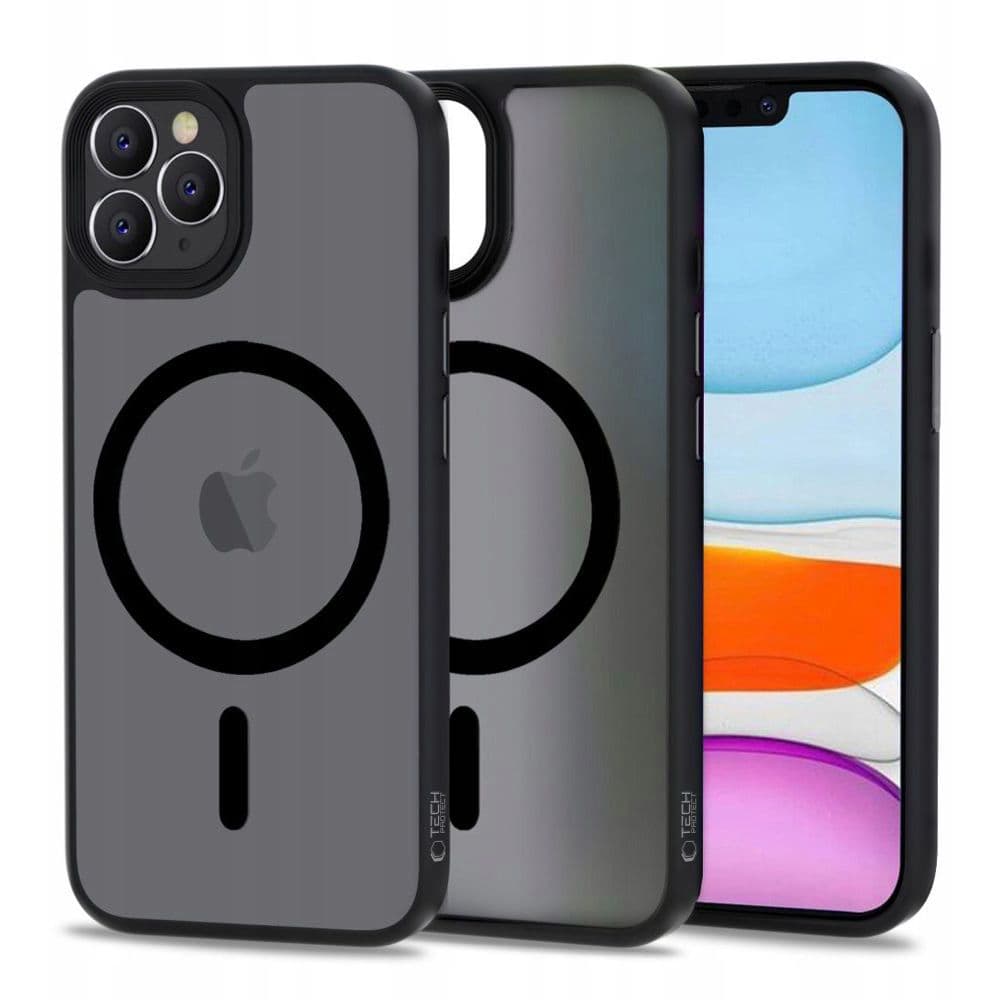 Tech-Protect MagMat MagSafe etui za iPhone 11 Pro - mat črn