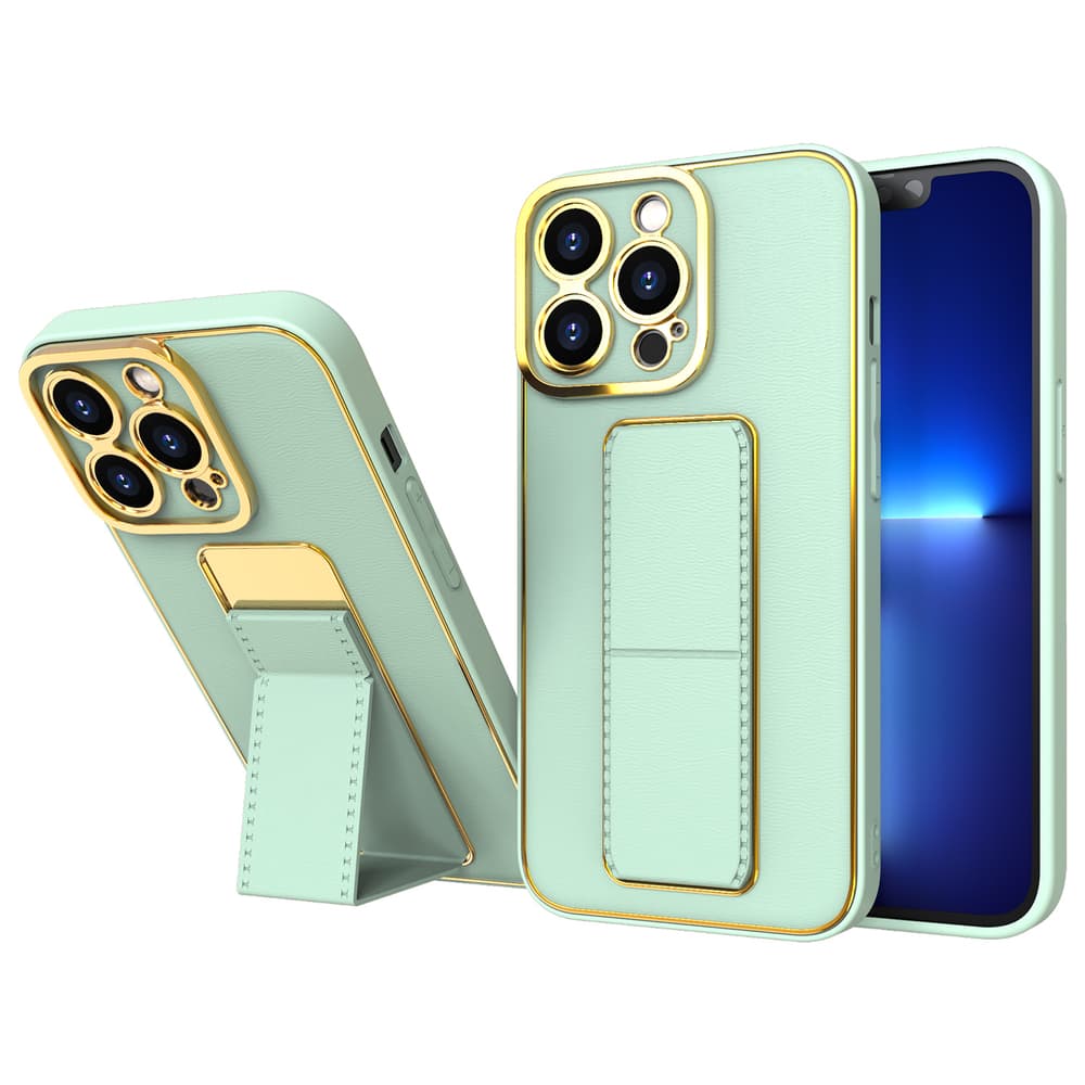 Ovitek z oporo New Kickstand Case za iPhone 12 Pro, zelen