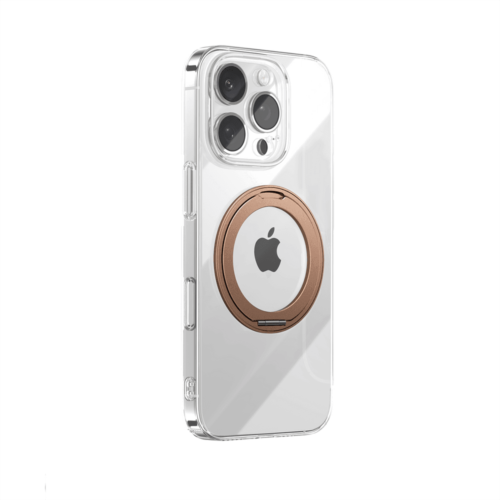 Ovitek Joyroom JR-16JL6 za iPhone 16 Pro, ultra tanek, MagSafe, s 360° stojalom, zlata