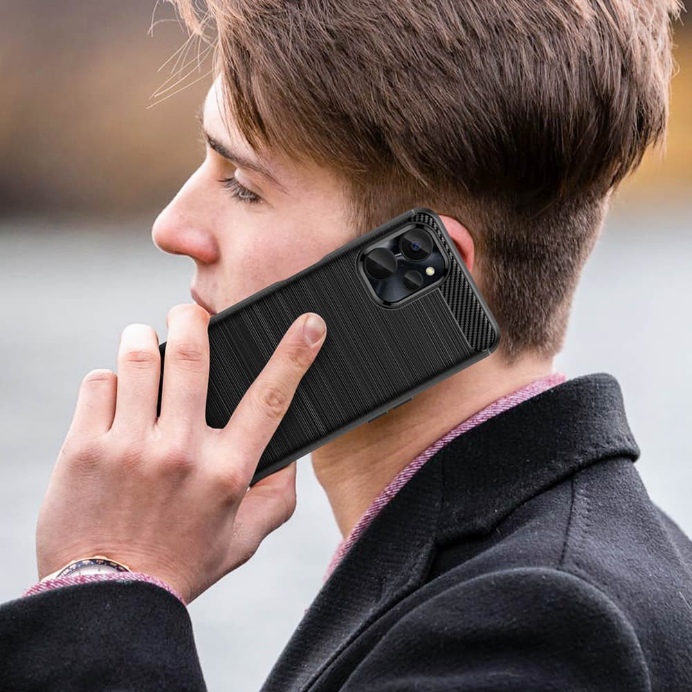 Carbon ovitek za Realme 10 5G / 9i 5G - črn 8