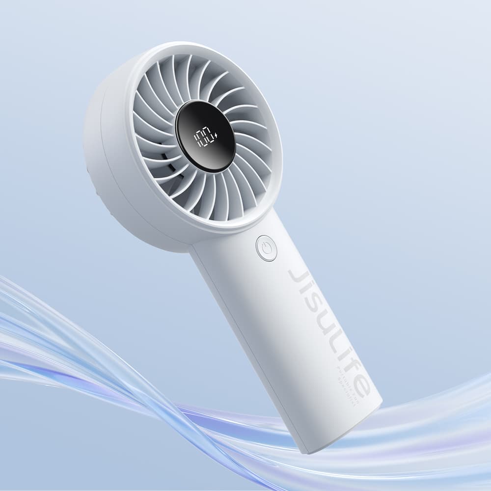 Jisulife Life4 3600mAh ročni USB ventilator, siv 7