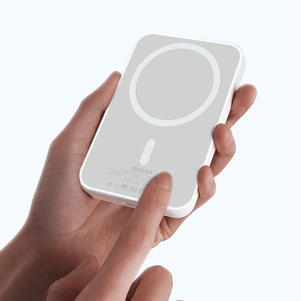 Dudao K26 Powerbank 10000mAh 20W USB-A/USB-C/MagSafe, bela 5