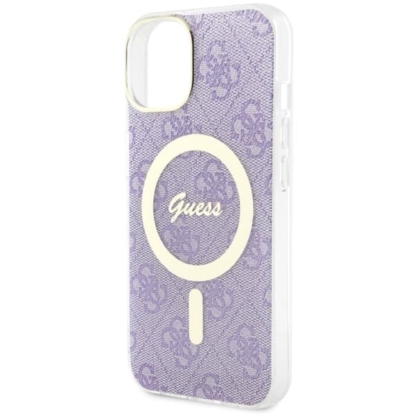 Ovitek Guess 4G MagSafe za iPhone 14, vijoličen 6