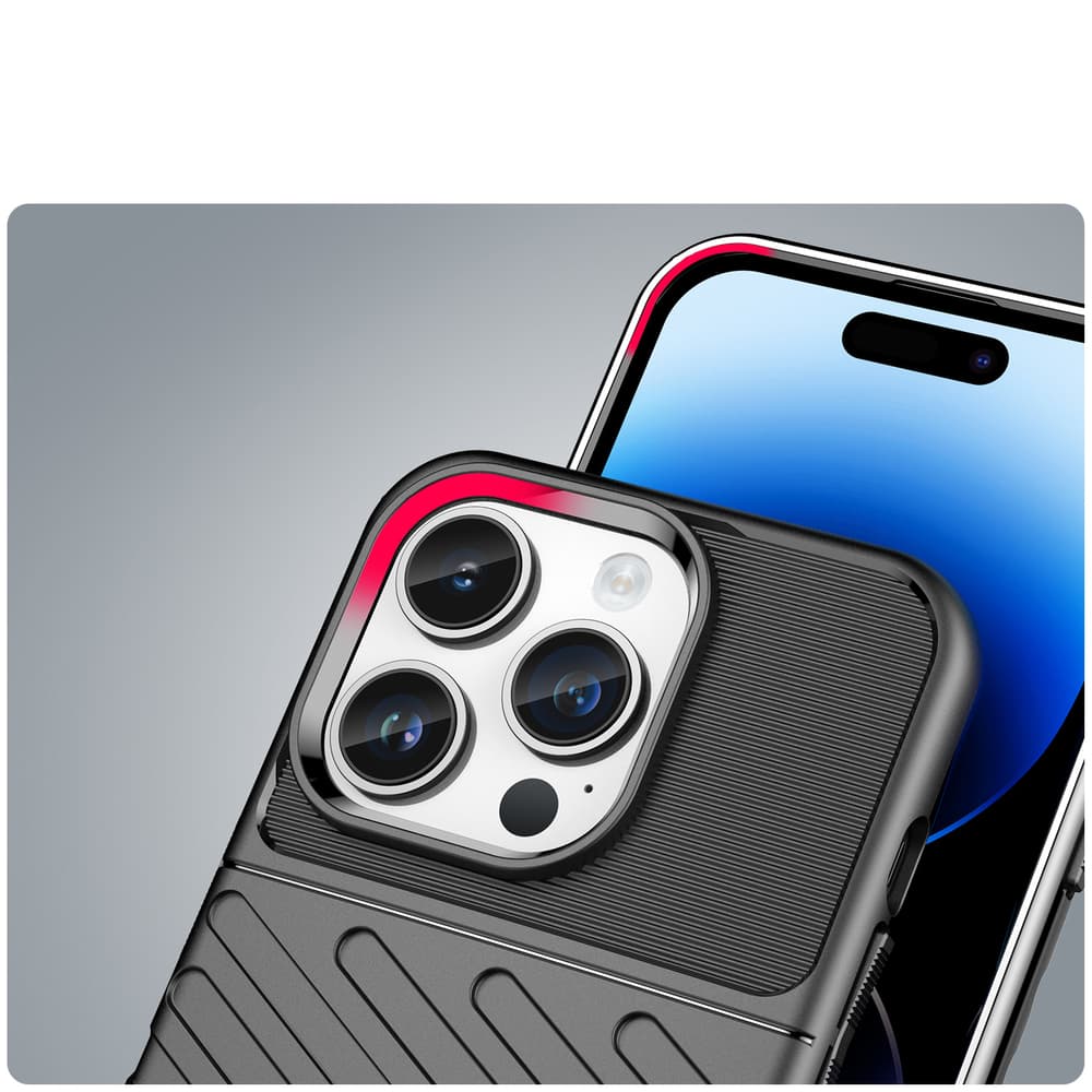 Hurtel Thunder ovitek za iPhone 14 Pro Max, črn 6