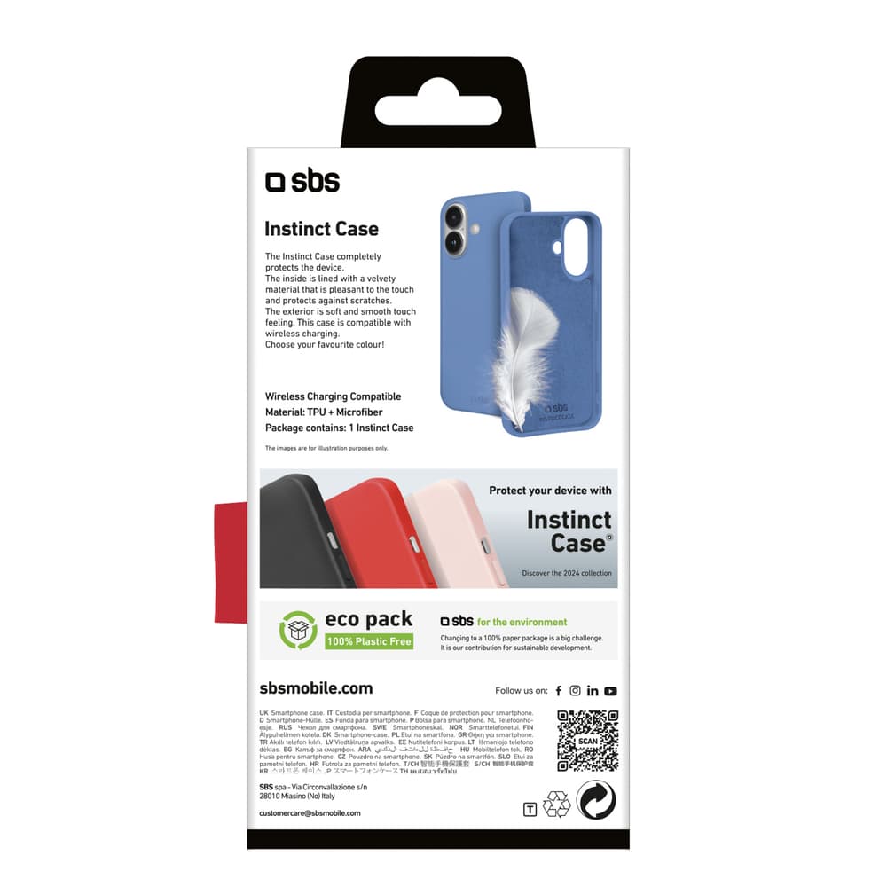 SBS Instinct ovitek za iPhone 16 - moder 4