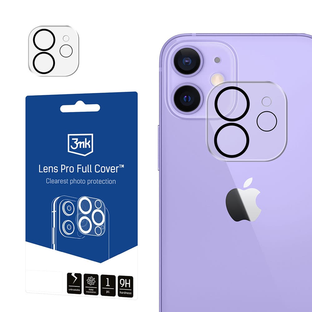 3mk Lens Pro Full Cover za Apple iPhone 12