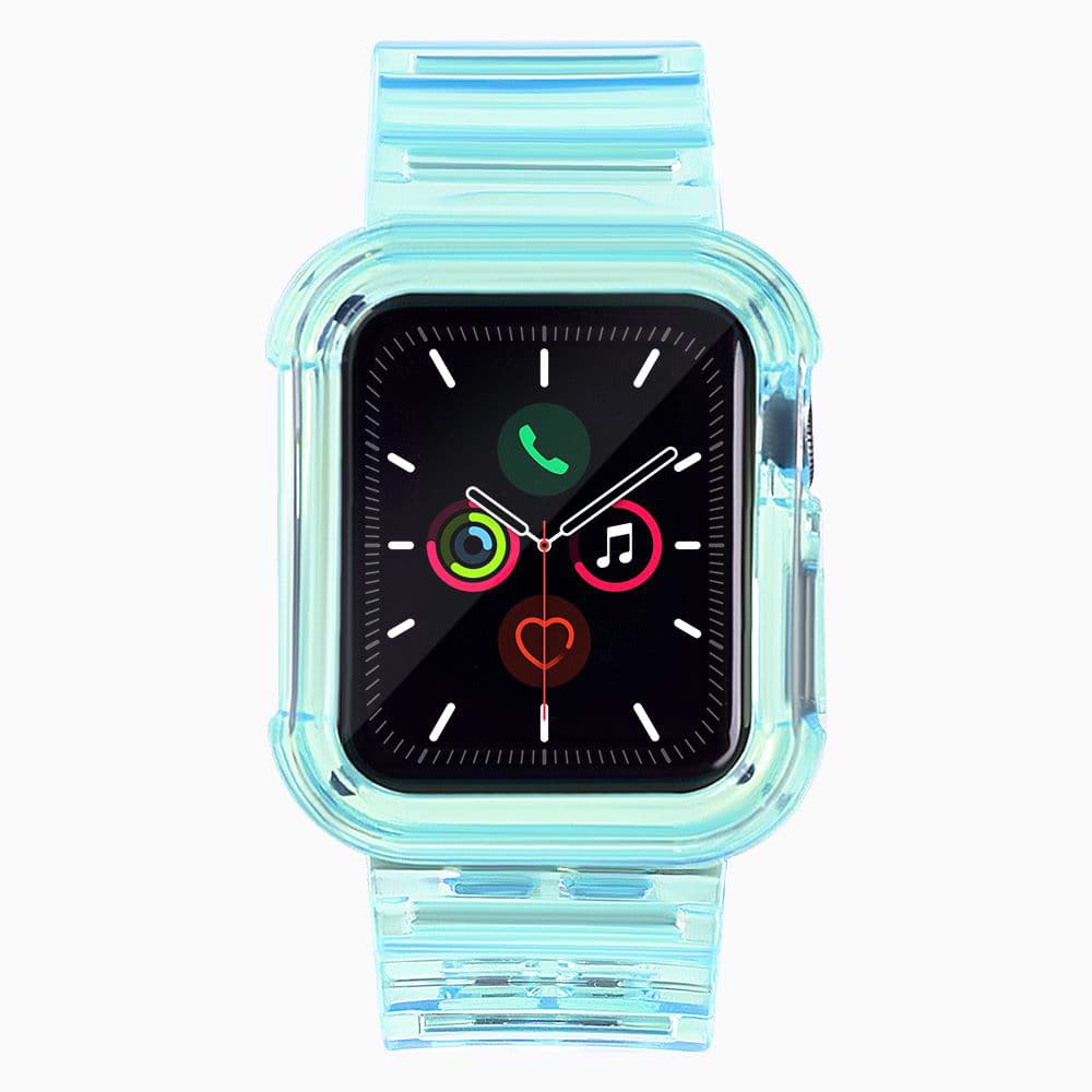 Hurtel silikonski pašček za Apple Watch 42mm - modra 2