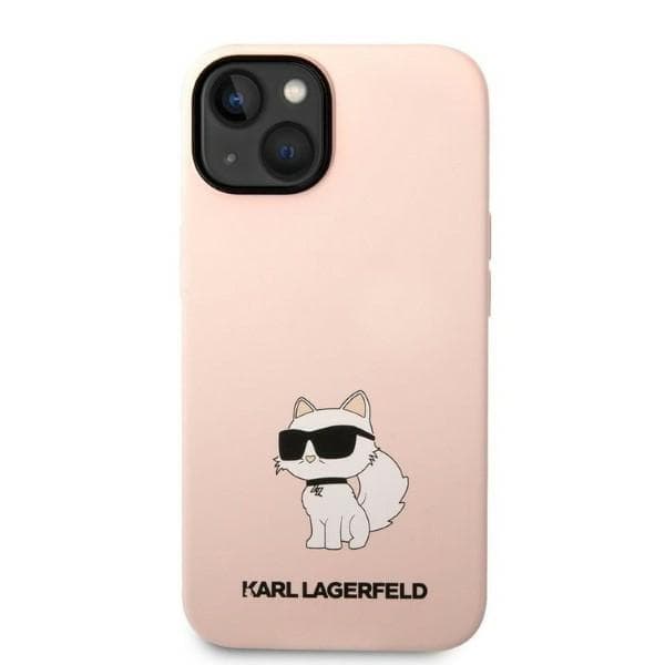 Karl Lagerfeld Silicone Choupette etui za iPhone 14 Plus 6.7" roza 3