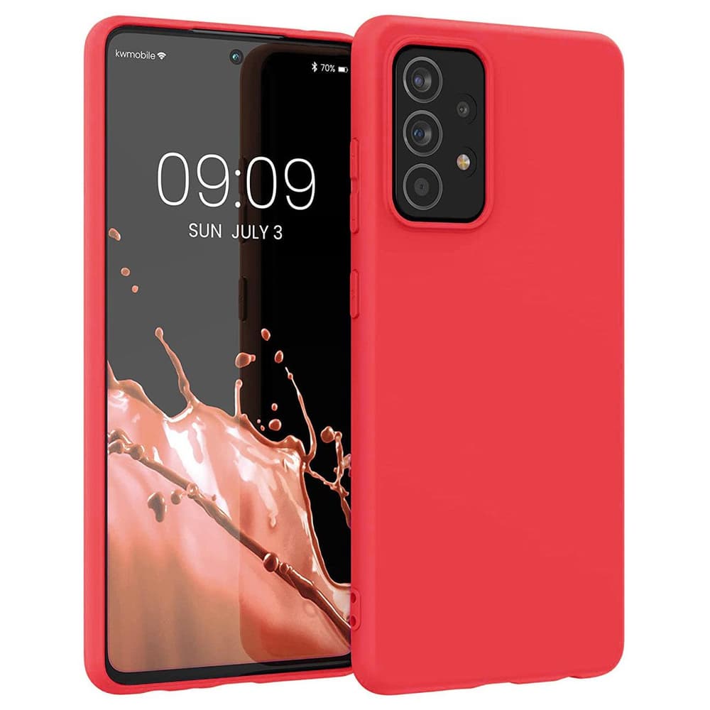 Silikonski ovitek za Samsung Galaxy A22 4G - rdeč