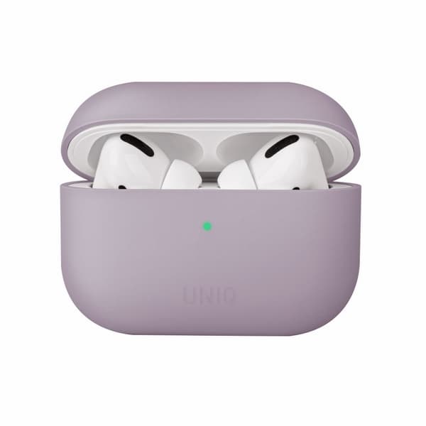 Uniq Lino silikonski ovitek za AirPods Pro - sivka