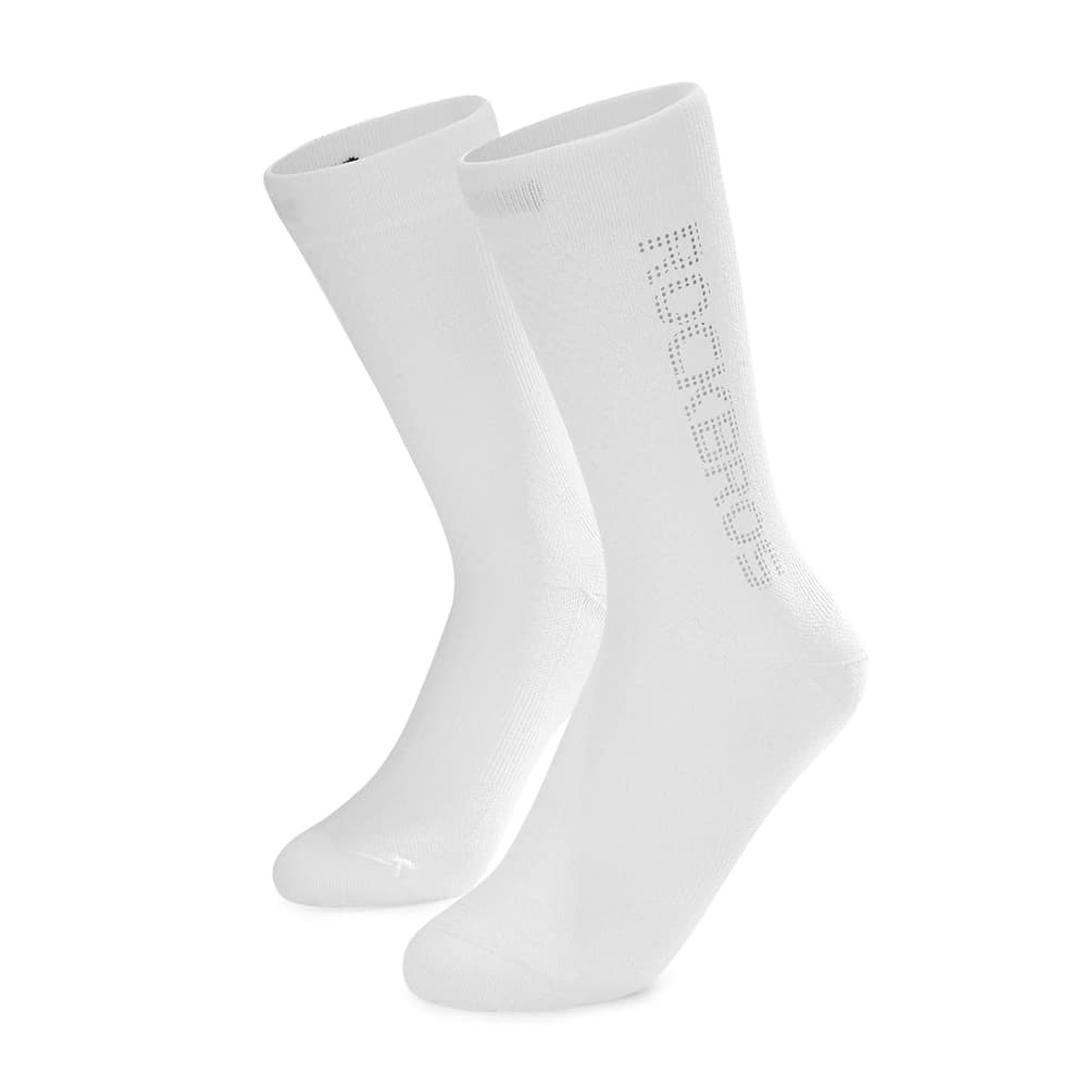 Rockbros 490067005 odsevne kolesarske nogavice S - bela
